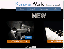 Tablet Screenshot of kurzweilworld.com
